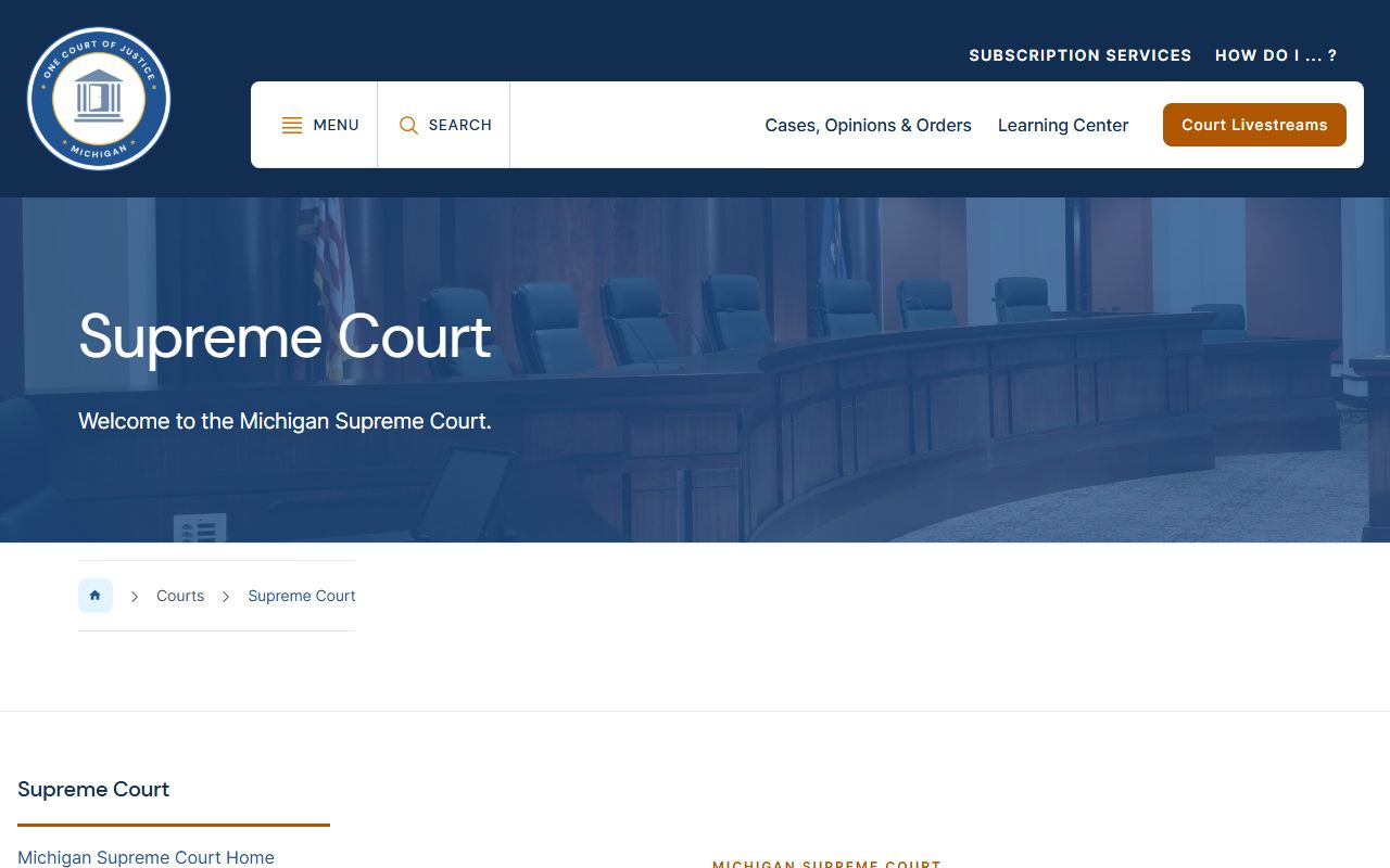 Alger County probate records appeals at the Michigan Supreme Court